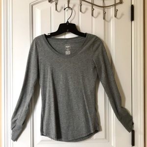 Casual Gray Long Sleeve